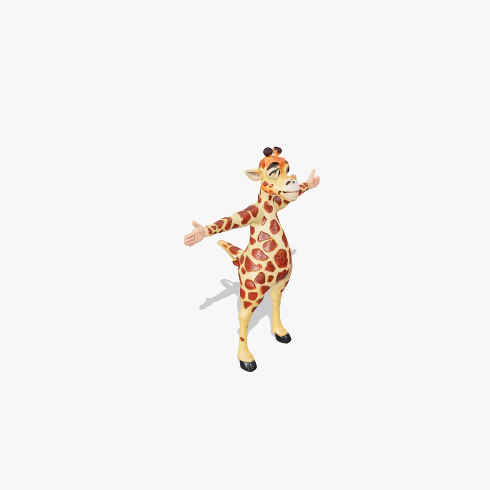 Animated Giraffe Character model pack